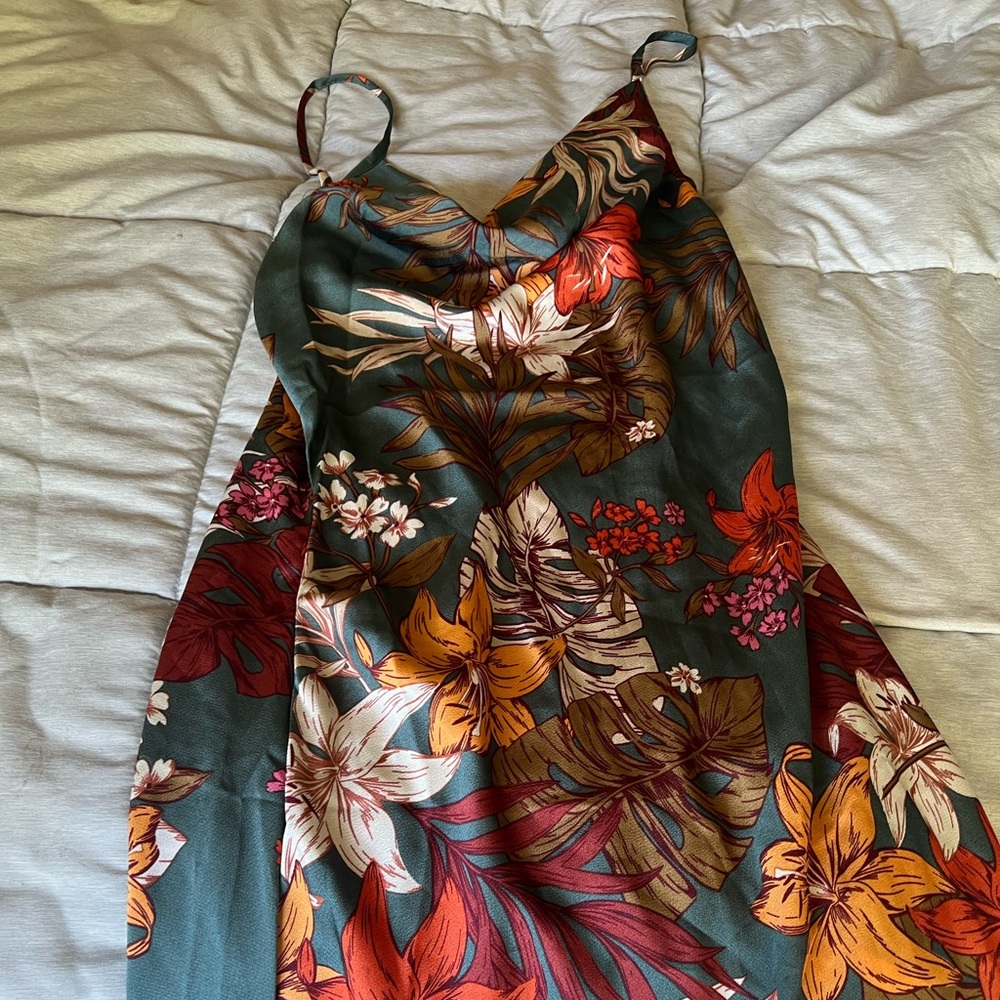 Summer dress stain material